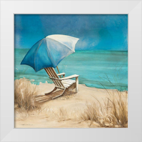Delray Beach I White Modern Wood Framed Art Print by Robinson, Carol