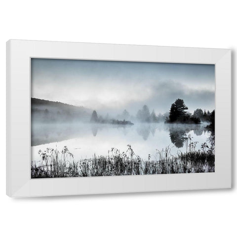 Streeter Pond White Modern Wood Framed Art Print by Garber, Howie