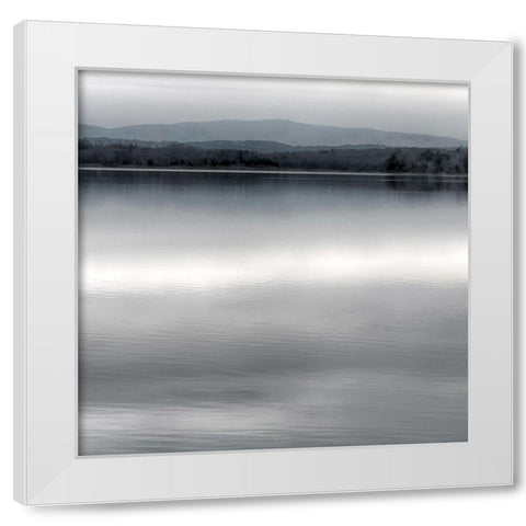 Glass Calm White Modern Wood Framed Art Print by Drury, Chris