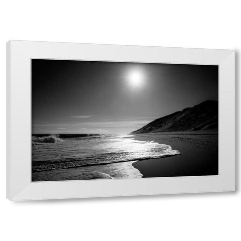 Against the Dune White Modern Wood Framed Art Print by Foulke, Doug