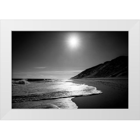 Against the Dune White Modern Wood Framed Art Print by Foulke, Doug