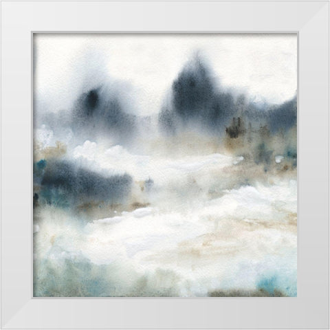 Tide and Time II White Modern Wood Framed Art Print by Robinson, Carol