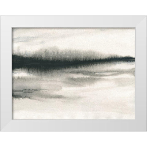 Marshland Mist White Modern Wood Framed Art Print by Robinson, Carol