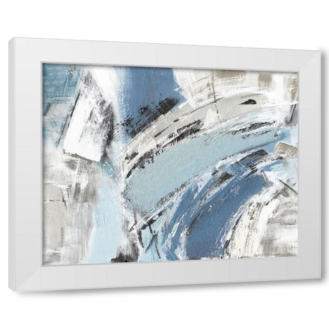 Blue Mykonos White Modern Wood Framed Art Print by Shapiro, Judith