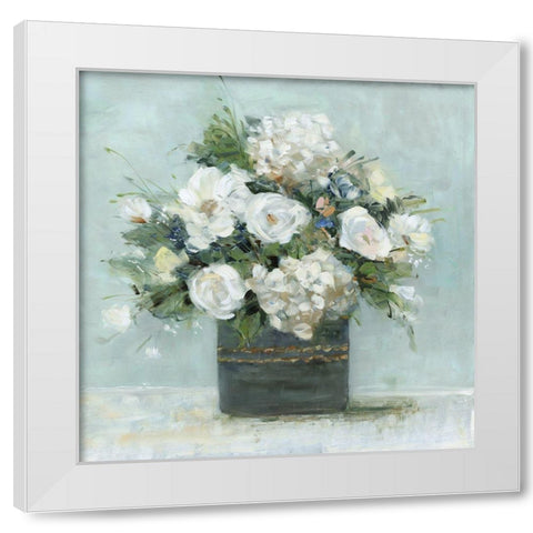 Mi Amore White Modern Wood Framed Art Print by Swatland, Sally