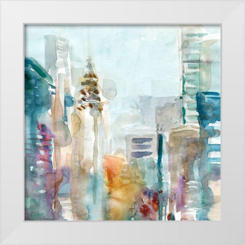 Spectrum NYC White Modern Wood Framed Art Print by Robinson, Carol