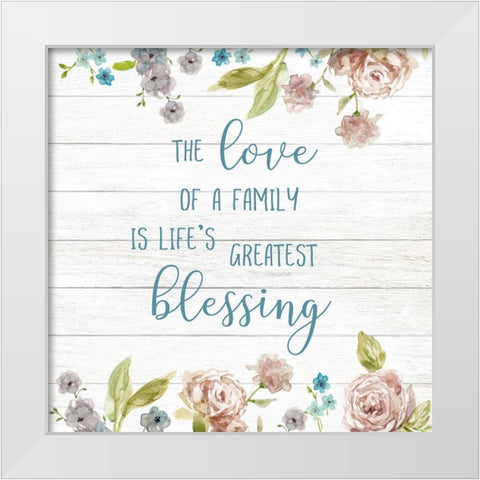 Lifes Greatest White Modern Wood Framed Art Print by Robinson, Carol