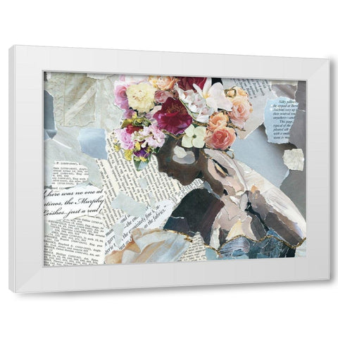 Contemplation II White Modern Wood Framed Art Print by Robinson, Carol