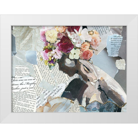 Contemplation II White Modern Wood Framed Art Print by Robinson, Carol