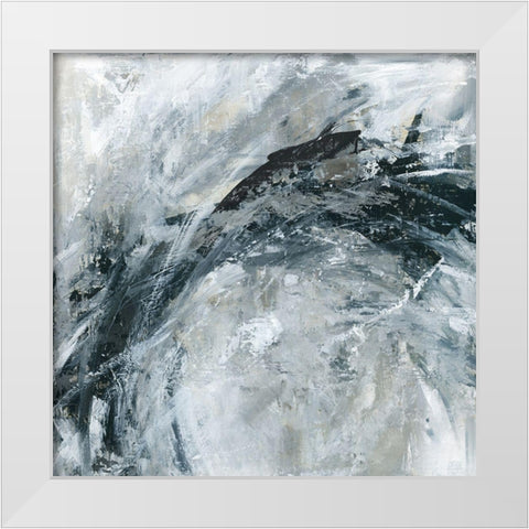 Breakers White Modern Wood Framed Art Print by Robinson, Carol