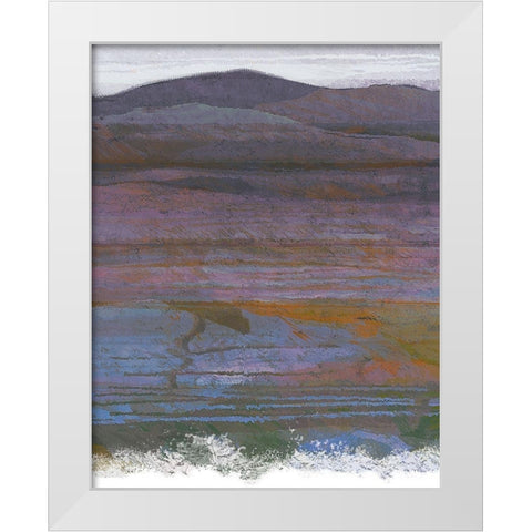 Majestic Mountains II White Modern Wood Framed Art Print by Jill, Susan