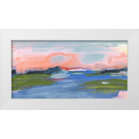 Kattskill Bay White Modern Wood Framed Art Print by Jill, Susan