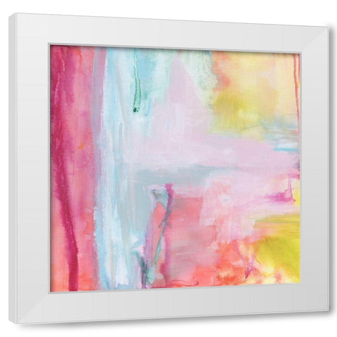 Rainbows Edge I White Modern Wood Framed Art Print by Jill, Susan