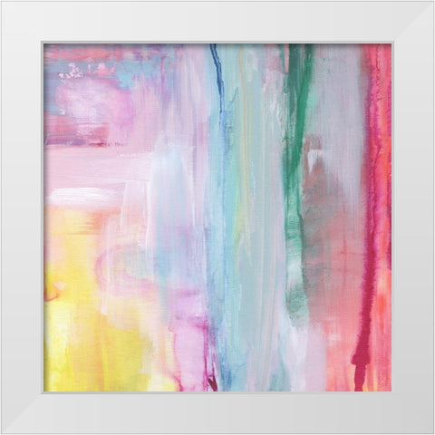 Rainbows Edge II White Modern Wood Framed Art Print by Jill, Susan