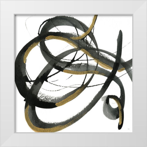 Windy Trail I White Modern Wood Framed Art Print by Jill, Susan