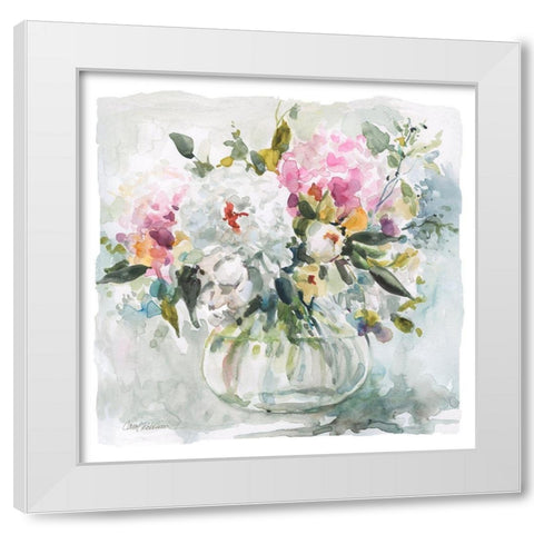 Casual Arrangement I White Modern Wood Framed Art Print by Robinson, Carol