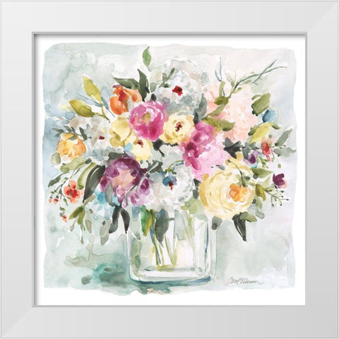 Casual Arrangement II White Modern Wood Framed Art Print by Robinson, Carol