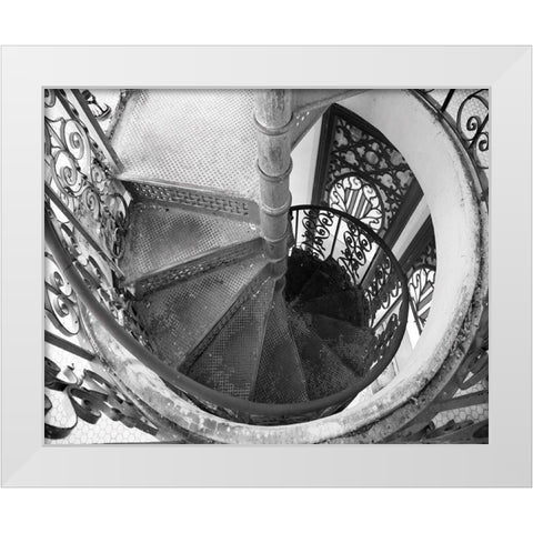 Palacio White Modern Wood Framed Art Print by Wilson, Emily
