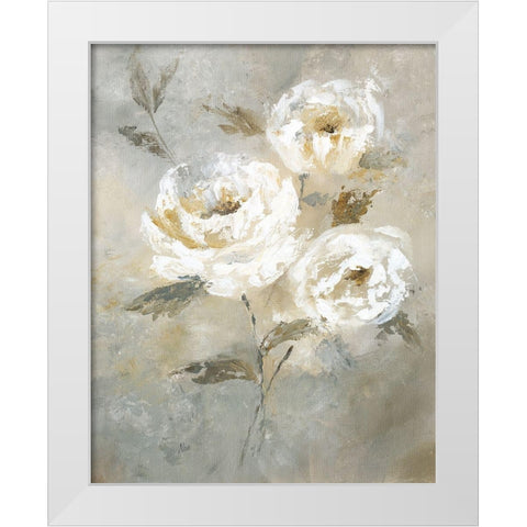 Soft and Bold II White Modern Wood Framed Art Print by Nan