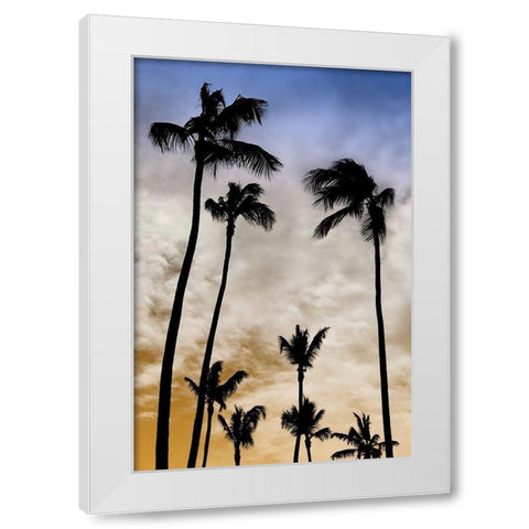 Evenings Edge I White Modern Wood Framed Art Print by Carpentieri, Natalie