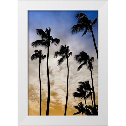 Evenings Edge II White Modern Wood Framed Art Print by Carpentieri, Natalie