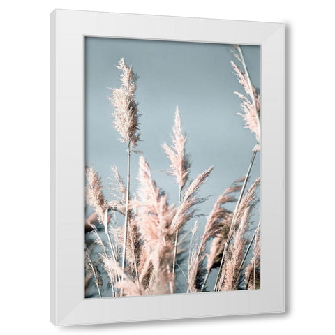 Pretty Pampas I White Modern Wood Framed Art Print by Bergham, Brent