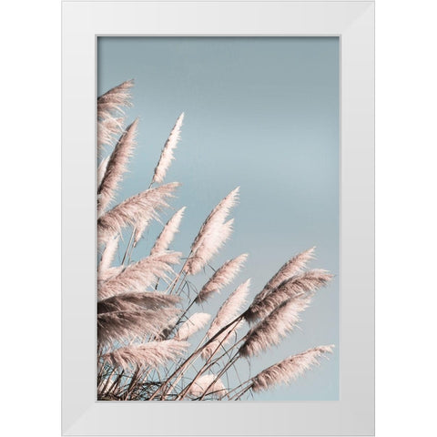 Pretty Pampas II White Modern Wood Framed Art Print by Bergham, Brent