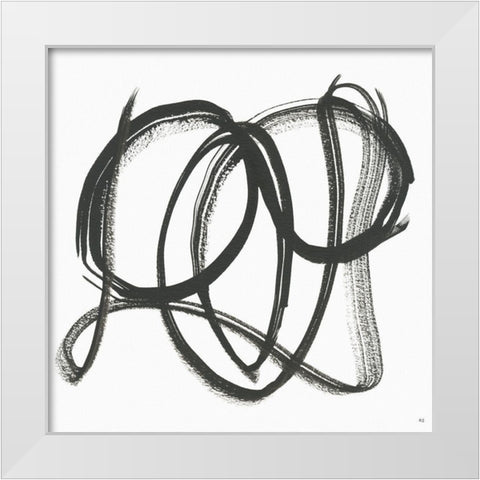 Along the Path III White Modern Wood Framed Art Print by Jill, Susan