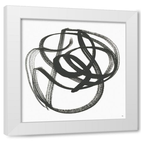 Along the Path IV White Modern Wood Framed Art Print by Jill, Susan