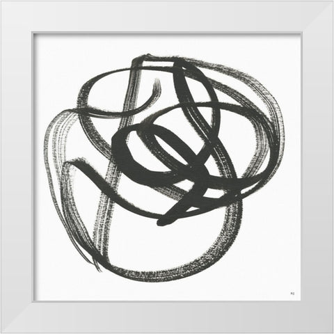 Along the Path IV White Modern Wood Framed Art Print by Jill, Susan