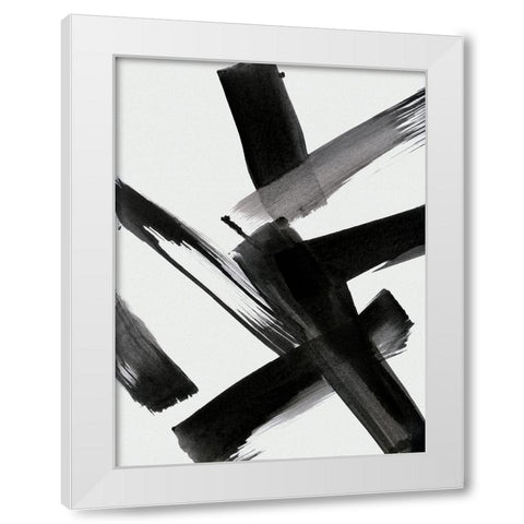 Black Magic II White Modern Wood Framed Art Print by Jill, Susan