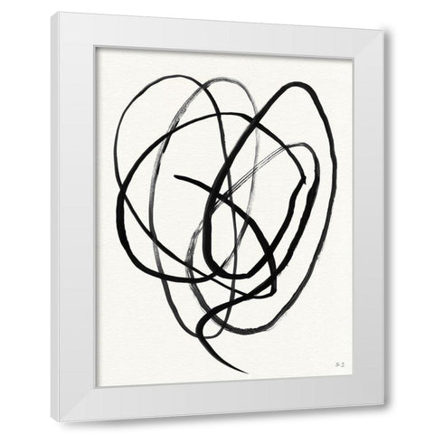 Skate Away I White Modern Wood Framed Art Print by Jill, Susan