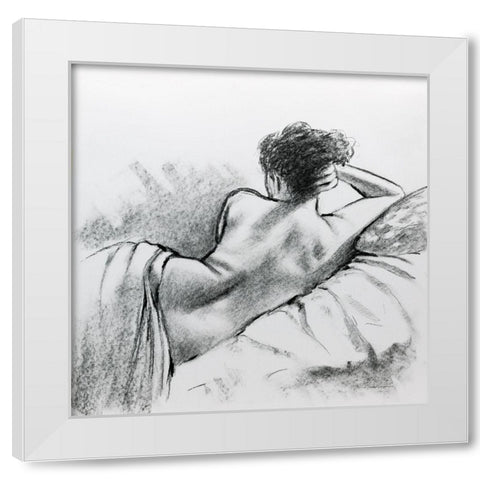 Soft Sunday II White Modern Wood Framed Art Print by Orme, E. Anthony