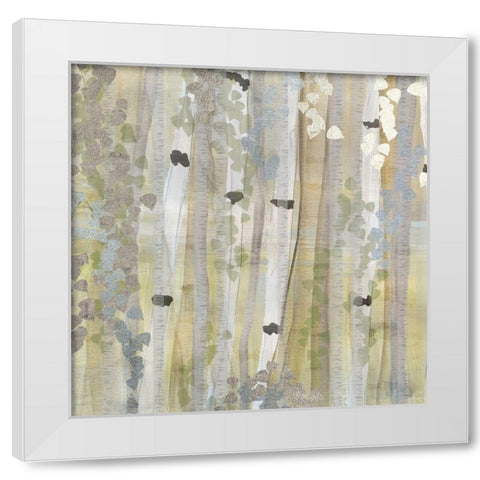 Spring Birch Grove I White Modern Wood Framed Art Print by Jill, Susan