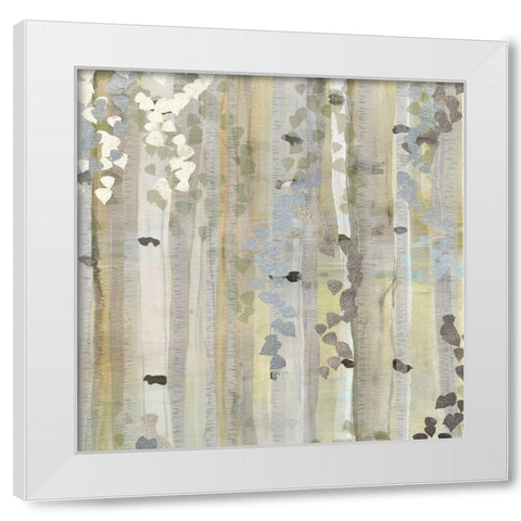 Spring Birch Grove White Modern Wood Framed Art Print by Jill, Susan