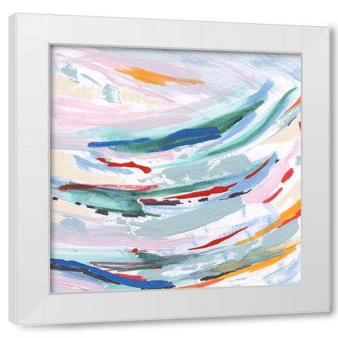 Waterway II White Modern Wood Framed Art Print by Jill, Susan