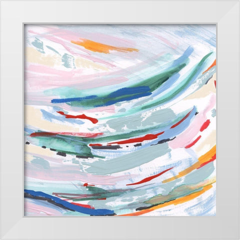 Waterway II White Modern Wood Framed Art Print by Jill, Susan