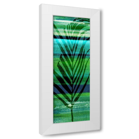 Seychelles Palm I White Modern Wood Framed Art Print by Jill, Susan