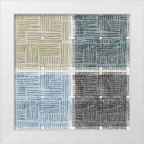 Rhythm and Time I White Modern Wood Framed Art Print by Jill, Susan