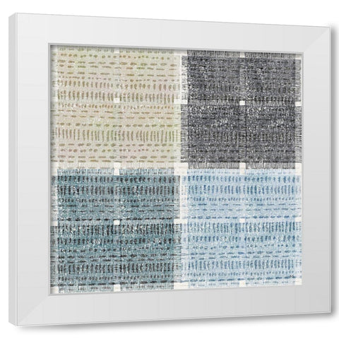 Rhythm and Time II White Modern Wood Framed Art Print by Jill, Susan