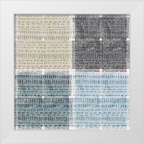 Rhythm and Time II White Modern Wood Framed Art Print by Jill, Susan