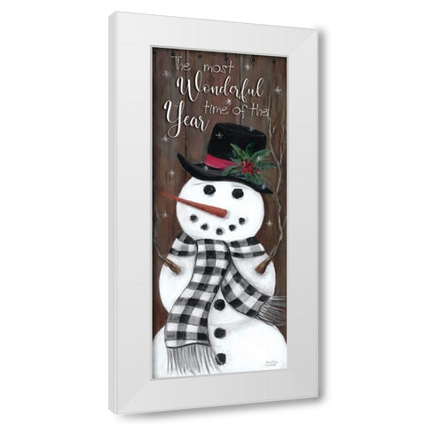 Most Wonderful White Modern Wood Framed Art Print by Dunlap, Marilyn