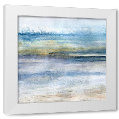 Wind and Water - Detail I White Modern Wood Framed Art Print by Robinson, Carol
