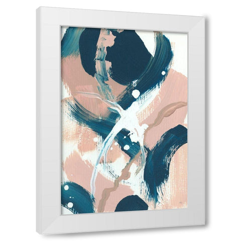 Summer Wind II White Modern Wood Framed Art Print by Jill, Susan
