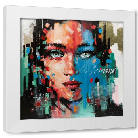Hot Pop Girl I White Modern Wood Framed Art Print by Orme, E. Anthony
