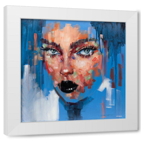 Hot Pop Girl II White Modern Wood Framed Art Print by Orme, E. Anthony