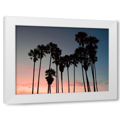Venice Beach White Modern Wood Framed Art Print by Carpentieri, Natalie