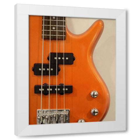 Bass White Modern Wood Framed Art Print by Craven, Katrina
