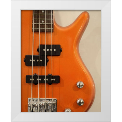 Bass White Modern Wood Framed Art Print by Craven, Katrina