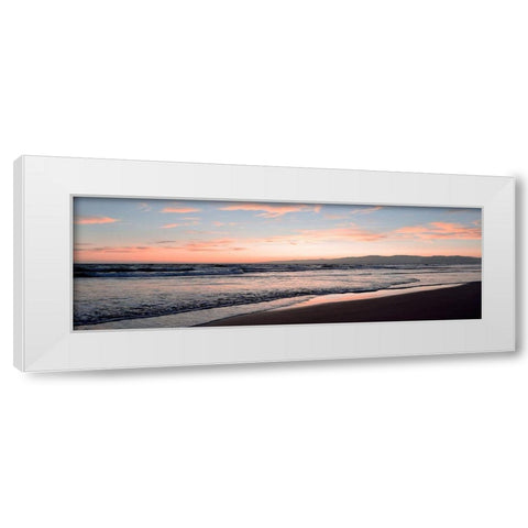 Venice Beach White Modern Wood Framed Art Print by Carpentieri, Natalie